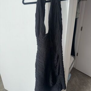 Black Halter Dress